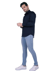 Jeans Hombre Moda Slim Azul American Fly 51405415