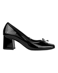 Zapatilla Mujer Tacón Negro Gina Loren 23804100