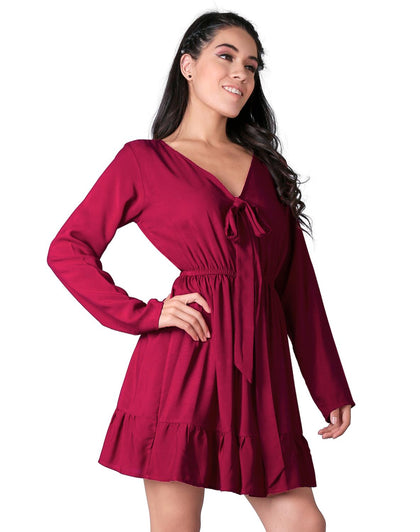 Vestido Mujer Casual Rojo Stfashion 60404625