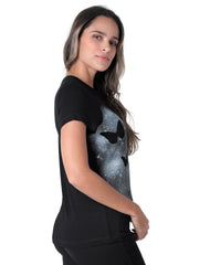 Playera Mujer Moda Camiseta Negro Aditivo 55205005