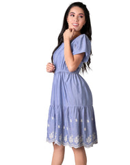 Vestido Mujer Casual Azul Stfashion 50904639