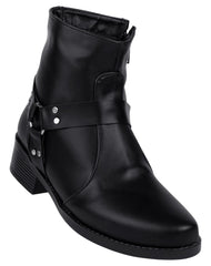 Botin Mujer Casual Tacon Negro Stfashion 00304116