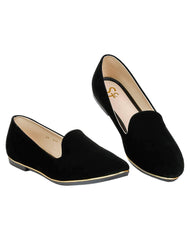 Flat Mujer Negro Ivi Love 09003004