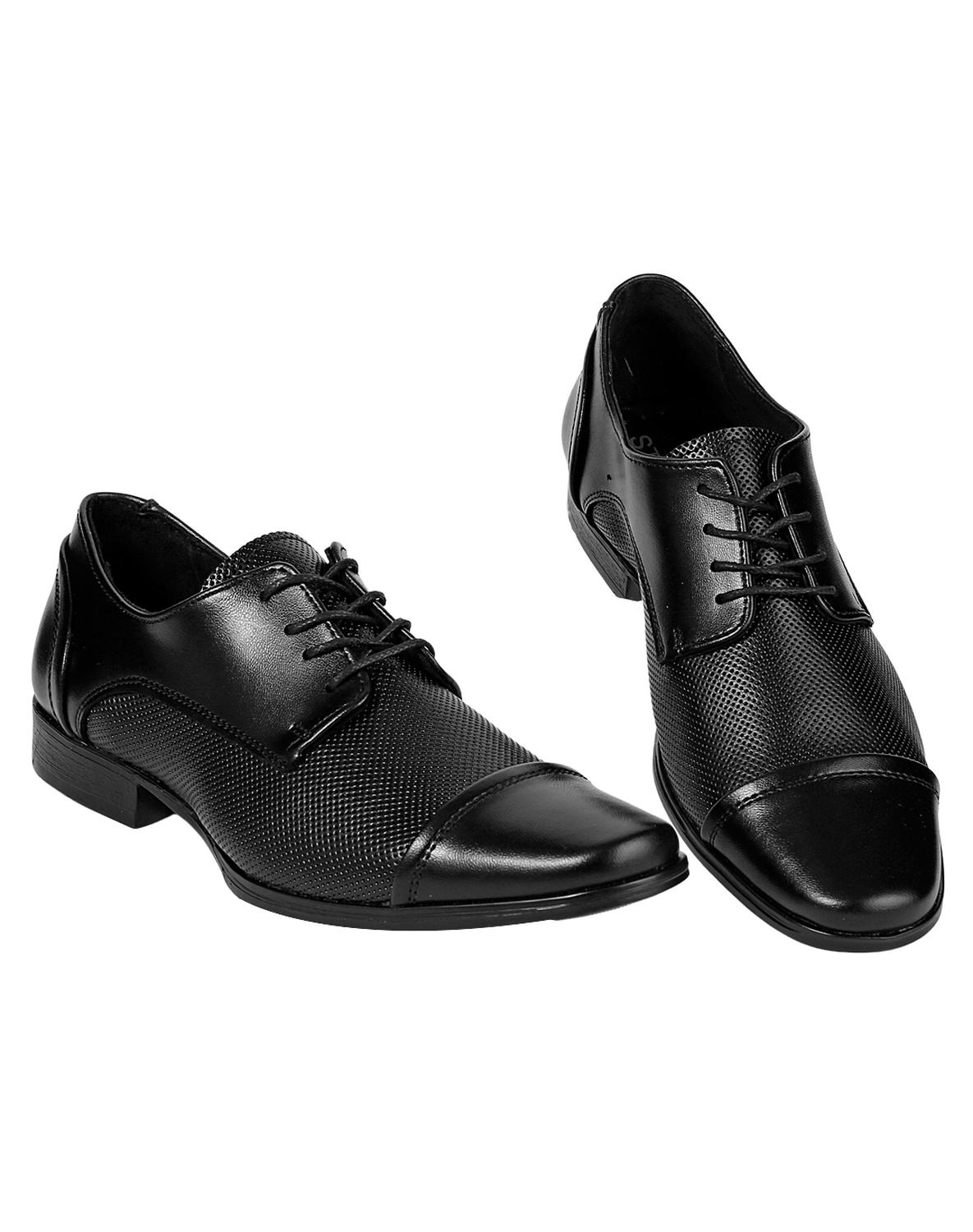 Zapato Vestir Hombre Negro Tacto Piel Stfashion 15103702