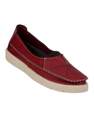 Zapato Mujer Rojo Piel Stfashion 12204101