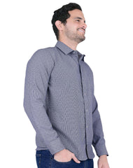 Camisa Hombre Casual Slim Azul Stfashion 57205403