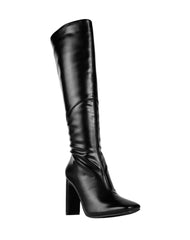 Bota Mujer Formal Tacon Negro Capa De Ozono 06004107