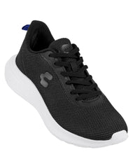 Tenis Deportivo Hombre Negro Textil Charly 02303714
