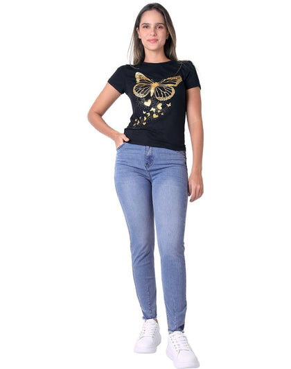 Jeans Mujer Moda Skinny Azul Furor 62106820