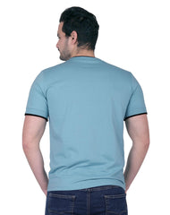 Playera Hombre Basico Camiseta Azul Stfashion 61705401