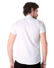 Camisa Hombre Casual Slim Blanco Stfashion 50505028