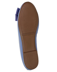 Zapatos Flat Dama Stfashion Azul 09003608 Tipo Charol