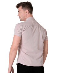 Camisa Hombre Casual Slim Beige Stfashion 50504414
