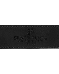 Cinturón Unisex Negro Silver Plate 54704800
