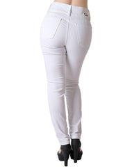 Jeans Mujer Moda Skinny Blanco Fergino 52905006