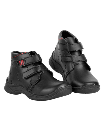 Zapato Escolar Niño Negro Tacto Piel Krsh 19203800