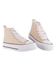 Tenis Mujer Casual Beige Torrente 14704222