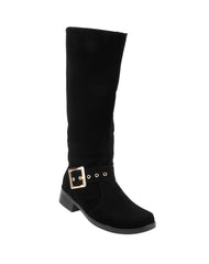 Bota Mujer Casual Tacon Negro Stfashion 00304301