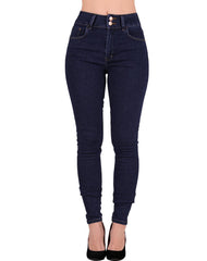 Jeans Mujer Básico Skinny Azul Oggi 59104028