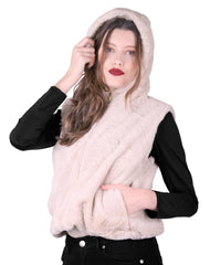 Chaleco Mujer Invernal Crema Stfashion 54404841