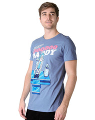 Playera Hombre Moda Camiseta Azul Cartoon Network 56505013