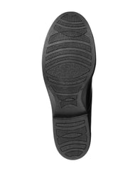 Zapato Mujer Mocasin Vestir Tacon Negro Stfashion 22904101
