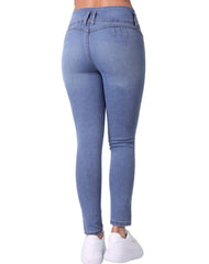 Jeans Mujer Basico Skinny Azul Stfashion 63105023