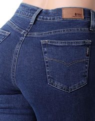 Jeans Mujer Basico Regular Azul Oggi Atraction 59105001