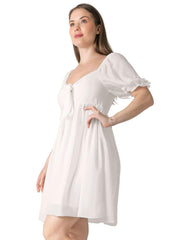 Vestido Mujer Formal Crema Stfashion 79305016