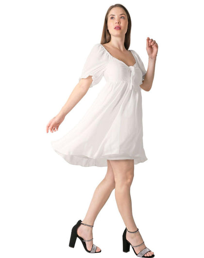 Vestido Mujer Formal Crema Stfashion 79305016