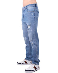 Jeans Hombre Moda Regular Azul Hippie & Rock 71805212