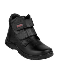 Zapato Niño Escolar Negro Piel Bogger 17804100