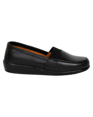 Zapato Mujer Confort Cuña Negro Piel Emilia 04101802
