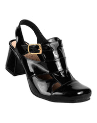 Sandalia Mujer Formal Tacon Negro Stfashion 03804202