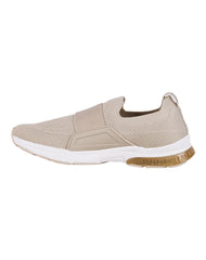 Tenis Mujer Casual Beige Flexi 02504228