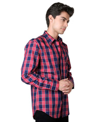 Camisa Hombre Casual Regular Azul Cuadros Furor 62107040