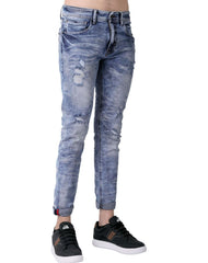 Jeans Hombre Moda Skinny Azul Hippie & Rock 71805203