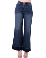 Jeans Mujer Moda Acampanado Azul Oggi 59105226