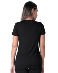 Playera Mujer Moda Camiseta Negro Aditivo 55205005