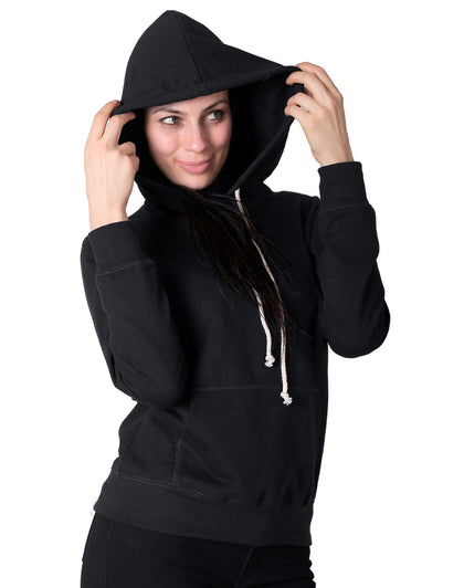 Sudadera Mujer Básico Con Capucha Negro Optima 56504041