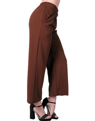 Pantalón Mujer Moda Recto Café Stfashion 52404408