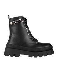 Botin Mujer Casual Plataforma Negro Capa De Ozono 06004128