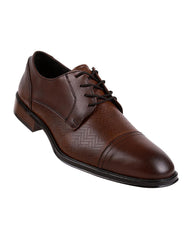 Zapato Hombre Oxford Vestir Café Piel Lugo Conti 04704200