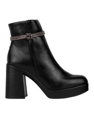 Botin Mujer Formal Tacon Negro Nomadas 03204103