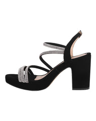 Sandalia Mujer Formal Tacon Negro Stfashion 04204219