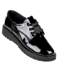 Zapato Basico Niña Negro Tipo Charol Stfashion 20303700