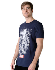 Playera Hombre Moda Camiseta Azul Marvel 56505016