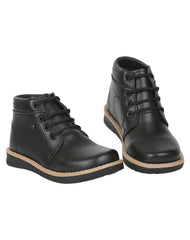 Zapato Niño Escolar Negro Krsh 19202901