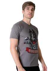 Playera Hombre Moda Camiseta Gris Furor 62107029