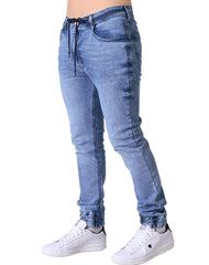 Jeans Hombre Moda Jogger Azul Stfashion 63104800